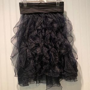 Zac Posen for Target Sheer Ruffle Skirt Size 3